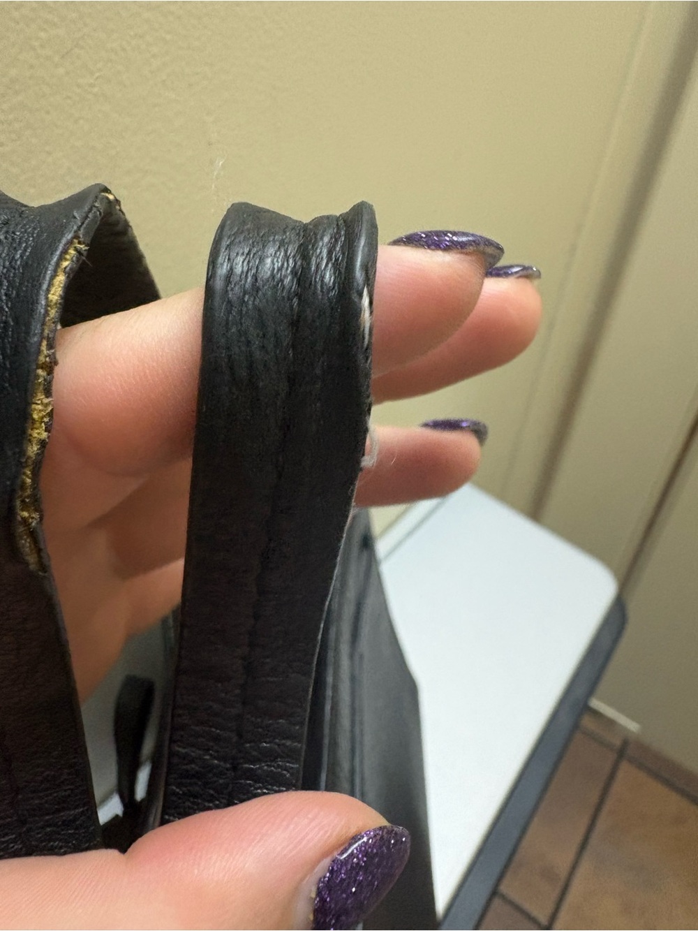 kate spade Black Mini Leather Satchel with Tassels REHAB - Picture 11 of 11
